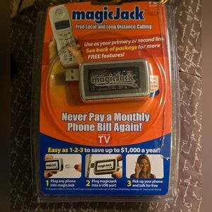 Vtg MagicJack Magic Jack, plugs into phone; NEW in opened package